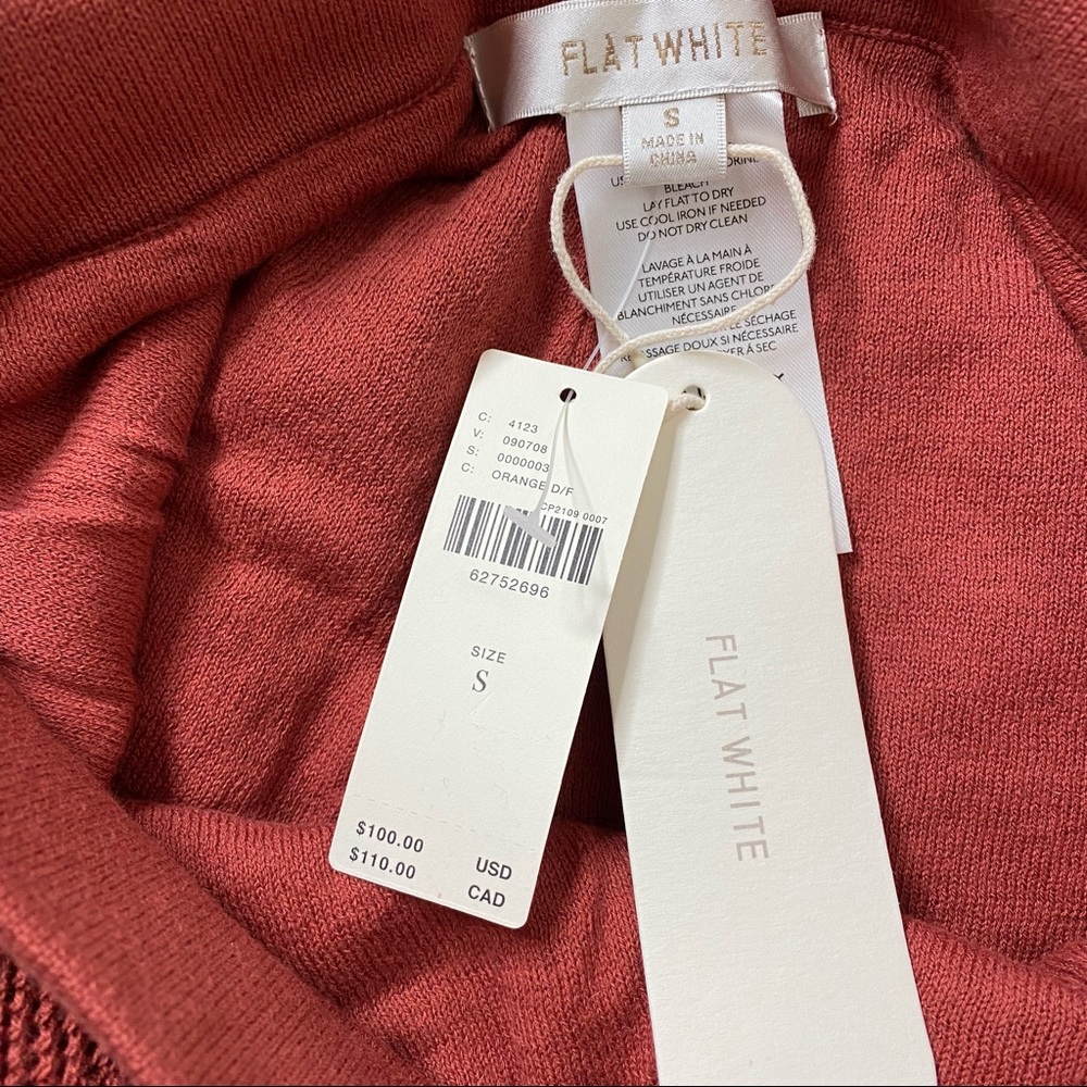 Anthropologie Wide-Leg Crochet Knit Pants in Terracotta - Picture 11 of 14